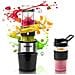 Bl520 Mini Frullatore Elettrico 500w | Sports Blender Con Borraccia Da 570ml E 400 Ml Senza Bpa | Frullatore Potente Con Lame In Acciaio | Bottiglia Con Coperchio | Per Smoothie E Frullati - Foto miniatura 1