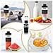 Bl520 Mini Frullatore Elettrico 500w | Sports Blender Con Borraccia Da 570ml E 400 Ml Senza Bpa | Frullatore Potente Con Lame In Acciaio | Bottiglia Con Coperchio | Per Smoothie E Frullati - Foto miniatura 7
