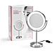 Specchio LED con Ingrandimento X 8 Finitura Metallo Spazzolato  - Foto miniatura 3