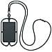 Cover Cordino Universale Per Smartphone, Portacarte Serie Neckpouch Grigio Scuro - Foto miniatura 4