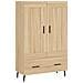 Credenza Rovere Sonoma 69,5x31x115 Cm In Legno Multistrato - Foto miniatura 2