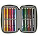 Plumier Triplo Safta Dark Forest Nero Verde 12.5 X 19.5 X 5.5 Cm (36 Pezzi) - Foto miniatura 5