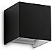 Applique Da Parete Contemporaneo Atom Alluminio Nero Led 12w 3000k Ip54 - Foto miniatura 1