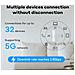 HyperBox 5G MC801A WiFi Router Sbloccato ws Switch a 2 porte - 802.11a /b /g /n /AC /AX, Colore Bianco - Foto miniatura 3