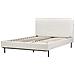 Letto Bouclé Corio 140 X 200 Cm Bianco Sporco - Foto miniatura 5