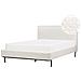 Letto Bouclé Corio 140 X 200 Cm Bianco Sporco - Foto miniatura 8
