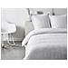 Completo Letto - 220 X 240 Cm - Raso Di Cotone 100% - Gesso - Foto miniatura 1