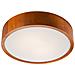 Lampada A Soffitto Eveline - Marrone - Legno, Vetro - 8x37x37 Cm - Foto miniatura 1