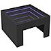 Tavolino Da Salotto Con Led Infinity Nero 50x50x30 Cm - Foto miniatura 3