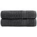 Asciugamani Bagno SOLUND 2 pz Antracite 100x150cm 600gsm - Foto miniatura 1