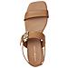 Hardware Flat Sandal Sandali Pelle Scarpe Donna Marrone Eu 36, Fw0fw07094 Gu9 - Foto miniatura 2