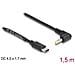 Cavo Di Alimentazione Usb Type-c A Spina Dc 4,0 X 1,7 Mm Angolato Da 1,5 M - Foto miniatura 1