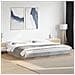 Giroletto Luci Led Grigio Cemento 180x200 Cm Legno Multistrato - Foto miniatura 1