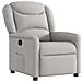 Poltrona Reclinabile In Tessuto Grigio Nuvola - Foto miniatura 2