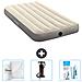 Set Materassino Gonfiabile - 191x99x25 Cm - Beige - Include Accessori Coordinati Cb3 - Foto miniatura 1