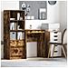 Scrivania Rovere affumicato Legno ingegnerizzato 60 x 40 x 76 cm - Foto miniatura 2