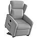 Poltrona Alzapersona Reclinabile Grigio Nuvola in Tessuto - Foto miniatura 3