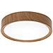 Plafoniera Led Soffitto Effetto Legno Ø26cm 12w 1300lm 6500k Fredda - Foto miniatura 1