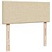 Giroletto a Molle con Materasso Crema 120x190 cm in Tessuto - Foto miniatura 7