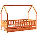 Giroletto Bambini con Cassetti 80x200 cm Legno Massello di Pino - Foto miniatura 3