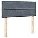 Pouf Letto con Materasso Grigio Scuro 120x190 cm Velluto - Foto miniatura 8