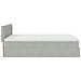 Struttura Letto Pouf con Materasso 140x200 cm in Velluto - Foto miniatura 9