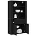 Highboard Rovere Nero Legno ingegnerizzato - Foto miniatura 3
