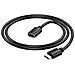 Hoco Cavo Originale Prolunga 1 Metro Femmina In Maschio Hdmi Full Hd 4k Black - Foto miniatura 5