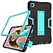 Custodia Per Samsung Galaxy Tab A8 10.5"" Armored Con Supporto Turchese - Foto miniatura 2