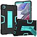Custodia Per Samsung Galaxy Tab A8 10.5"" Armored Con Supporto Turchese - Foto miniatura 1