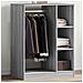 Armadio Grigio Sonoma 77x48x102 cm in Legno Multistrato - Foto miniatura 2