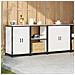 Set di Stoccaggio per Cucina 3 pcs Bianco 210 x 50 x 92 cm - Foto miniatura 4