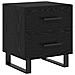 Mobiletti da Notte 2 pcs Rovere nero 40 x 35 x 47,5 cm - Foto miniatura 5