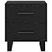 Mobiletti da Notte 2 pcs Rovere nero 40 x 35 x 47,5 cm - Foto miniatura 7