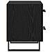 Mobiletti da Notte 2 pcs Rovere nero 40 x 35 x 47,5 cm - Foto miniatura 8