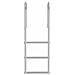 Scala da Molo Argento 45 x 11.5 x 134 cm Alluminio - Foto miniatura 4