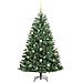 Albero di Natale Artificiale con Rami Pieghevoli Verde 150 cm - Foto miniatura 4