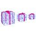 Scatola Regalo con 60 LED 3 pcs Blu 20 x 20 x 20 cm Acrilico - Foto miniatura 2