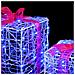 Scatola Regalo con 60 LED 3 pcs Blu 20 x 20 x 20 cm Acrilico - Foto miniatura 5