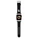 Cinturino In Gomma 3d Karl Head, Per Apple Watch 38/40/41 Mm - Nero - Foto miniatura 5