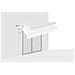 Tenda Da Sole Monoblocco Bianca Vecchio 3m X 2,5m Tela Beige - Foto miniatura 3