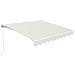 Tenda Da Sole Monoblocco Bianca Vecchio 3m X 2,5m Tela Beige - Foto miniatura 4