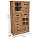 Sgabello In Metallo E Pelle Marrone 120x40x51h - Foto miniatura 8
