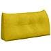 Cuscino per Schiena Giallo 100 x 24 x 50 cm Velluto - Foto miniatura 1