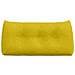 Cuscino per Schiena Giallo 100 x 24 x 50 cm Velluto - Foto miniatura 6