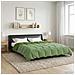 Duvet Invernale Trapuntato Verde 220 x 260 cm Microfibra - Foto miniatura 2