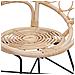 Sedia da pranzo 2 pcs Naturale 49 x 51 x 81 cm Rattan e Ferro - Foto miniatura 9