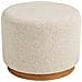 Pouf Daisy-bianco-poliestere-50x50x41 Cm - Foto miniatura 1
