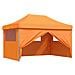 Tenda Party Arancione 292 x 440 x 315 cm Tessuto Oxford - Foto miniatura 3