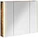 Mobiletto per specchio da bagno Rovere fumé 83,5 x 15,5 x 70 cm - Foto miniatura 1
